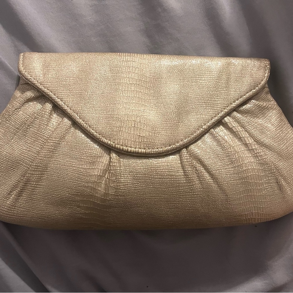 Gold Shimmered Lauren Merkin Bag